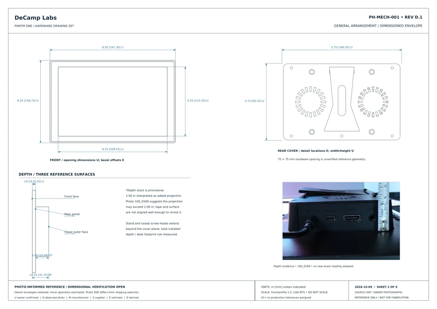 Sheet 2: Dimensions